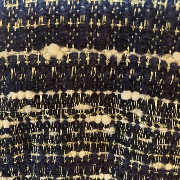 Lilly Pulitzer Ruthy Dress True Navy Metallic Boucle Cap Sleeve Preppy Size 4 - Picture 3 of 12